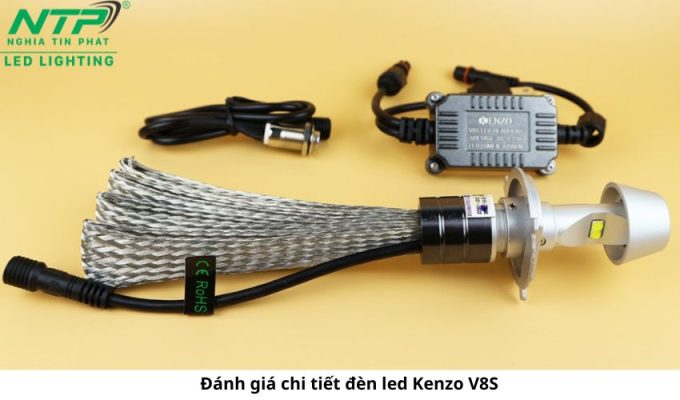 Đánh giá chi tiết đèn led Kenzo V8S: Có nên mua không?