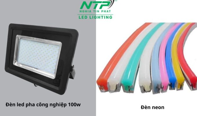 So sánh đèn led pha công nghiệp 100w và đèn neon: Điều gì làm cho đèn led trở thành lựa chọn tốt hơn?