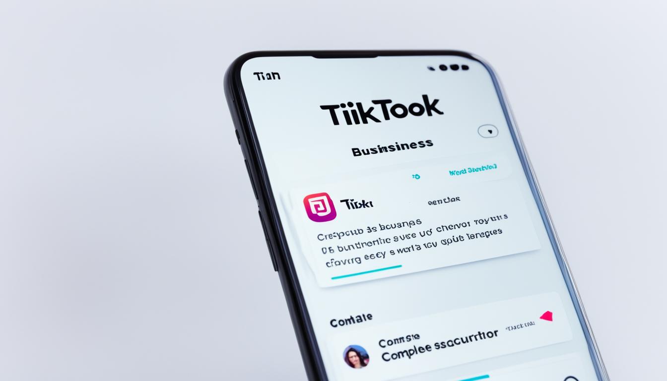 tiktok business account setup