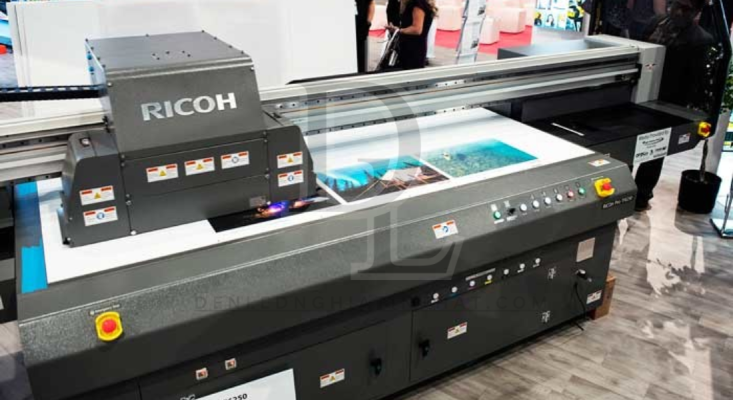 Read more about the article Ricoh Pro TF6250 UV Flatbed Printer Redefining Versatility and Precision